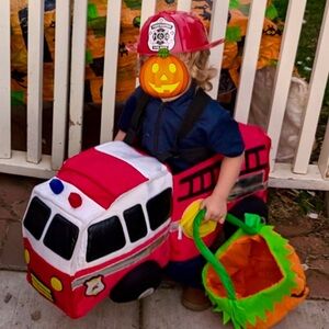Hanna Andersson Red Fire Truck Costume